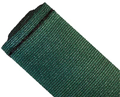 MAILLESTORE Brise-Vue 90% - Vert/Noir - 185gr/m² - Grande Dimension - Boutonnières Vert/Noir 1m x 50m