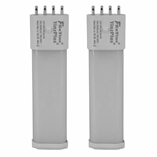 FExYinz LOT de 5 ans de garantie 2G7 LED Ampoule 4 Watt Blanc Chaud 3000K 400 Lumens Ra 90 PLS Lampe LED Ampoule Compacte 2G7 LED Tube Lumière