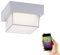 Paul Neuhaus Q-Erik LED Fassaden Außenleuchte Wand- Deckenleuchte Smart Home Alexa, RGBW Farbwechsel 1060 Lumen 11 Watt, dimmbar per Fernbedienung IP65…