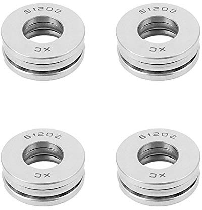 XMHF Axial-Kugellager aus Karbonstahl, 16 mm x 31 mm x 12 mm, 4 Stück