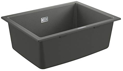 Grohe 31655AT0 - K700 Bajo encimera Fregadero de granito, Gris (Granite Gray), 61 x 45.7 cm