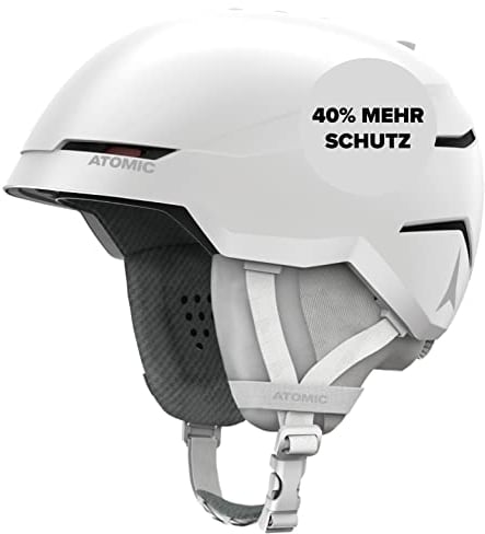 Atomic Savor AMID Ski Helmet, White Heather, Size L, Unisex for Adults, 360° Fit System, Superior Impact Protection, Aircon Ventilation System, Head Circumference 59–63 cm