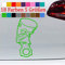 Kolben Aufkleber Tuning Sticker mehr Ps Bi Turbo Hubraum mega Piston JDM 64-Grün 14x8cm