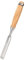 Cr-V 18mm Flat Chisel, Portable Chrome Vanadium Alloy Steel Woodworking Accessory Wooden Handle Industrial Supplies