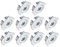Midore Klein LED Einbaustrahler 10er 1W 230V Rund Einbauspots mit Transformator Schwenkbar Mini Downlights LED Deckenspots 110lm Ausschnittlochmaß 42-45mm
