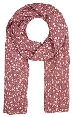 Zwillingsherz Seiden-Tuch im Blümchen Design - Hochwertiger Schal für Damen Mädchen - Halstuch - Umschlagstuch – Pashmina - Loop - weicher Schlauchschal für Frühjahr Sommer Herbst Winter - altr