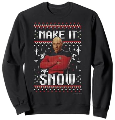 Star Trek: The Next Generation Make It Snow Sweatshirt