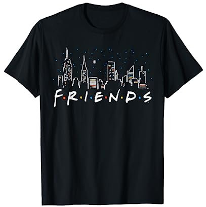 Friends Santa Skyline Camiseta