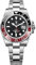 Pagani Design GMT Herren 40 mm Automatikuhr Saphirglas Edelstahl 100 Wasserbeständigkeit Analoguhr Mechanische Herrenuhren Geschenkuhr für Herren(Schwarz Rot)