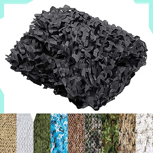 210D Filet De Camouflage Filets Militaire Couverture Camouflage pour Chasse d'ombrage Déco Camping Accessoires de Camouflage Extérieur Prise en Charge de différentes Tailles personnalisées.