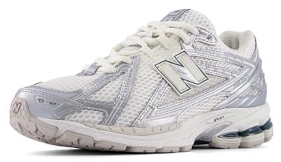 New Balance Unisex Adult 1906 Sneakers, Silver Metalic/Sea Salt, 13.5 Women/12 Men