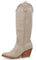 IF Fashion Stivali Cowboy Western Texani Scarpe da Donna Primaverili A Punta Camperos Camoscio Sintetico LY80-4 Beige N.37
