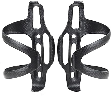 ROADNADO Carbon Flaschenhalter Fahrrad Trinkflaschenhalter Ultraleicht Wasserflaschenhalter Getränkehalter MTB Rennrad Linke Öffnung & rechte Öffnung Flaschenhalter für Rennräder Mountainbikes (2PCS)