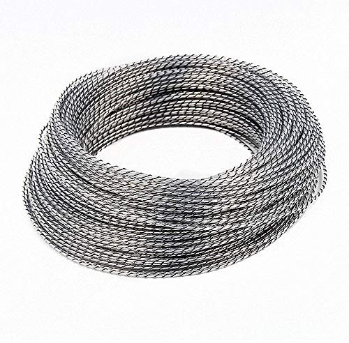 VAMIUR HiFi Audio Bulk Cable 7N Rame Placcato Argento Cavo di Alimentazione del Segnale del Cavo dell'altoparlante schermato Superiore Fai da Te (Color : Black, Size : 3m)