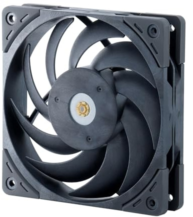 Scythe Grand Tornado 120 PWN Full-LCP Made Industry-Level Low-Noise Quiet Computer Case Fan, 120mm x 25mm, Magnetic Fluid Dynamic Bearing, 4-Pin Connector (3000RPM, 1)