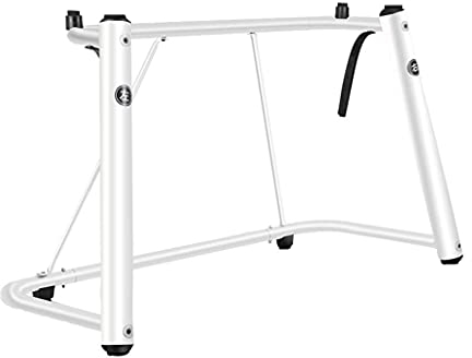 Adjustable Piano Keyboard Stand - Portable Electronic Keyboard Stand in White - Perfect for musicians!