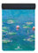 Studio Vegan Suede Microfiber Yoga Mat - 183cm x 61cm, 4mm Natural Tree Rubber Mat for Power & Hot Yoga, Silicone-Free (Water Lilies)