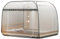 CUTTE Pop-Up Moskitonetz Sommer-Betthimmel Faltbar Tragbar Moskitonetz Installation Kostenlos Bed Dream Tents Schlafzelt für Einzel- Bis Kingsize-Betten,Gray,200x220cm