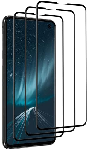 Beukei Panzer Schutz Glas für Samsung Galaxy S10e, 3 Stück Displayschutz, [Blasenfrei][9H Härte][HD Klare][Anti-Kratzen] Schutzglas