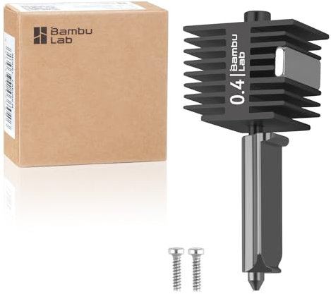 A1/A1mini 0,4 mm Hotend Compatible with Bambulab A1&A1 Mini Stampante 3D Alta Temperatura e Velocità Ugello Acciaio Inox +Blocco Di Riscaldamento Struttura Integrata