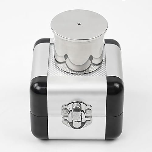 WBRSybUK Becher Mit Spezifischer Dichte, 37 Mm/50 Mm/100 Mm Farbdichtebecher Aus Edelstahl, Mit Aufbewahrungsbox, Zum Messen Von Beschichtungen, Ölen Und Anderen Flüssigkeiten,50ml