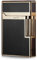 Aufblasbares Feuerzeug Klassisches Retro, Retro-Stil Winddichtes Feuerzeug, Vintage Seitenrad Lighter mit Geschenkbox, Metall Lighter Weiche Flamme für Männer und Vater Geschenks (Schwarz)