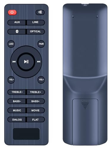 TCNOUMT Neue Ersatzfernbedienung Kompatibel mit Blaupunkt LS 1825 Soundbar TV Lautsprecher