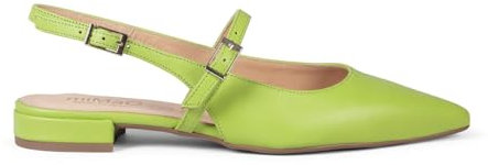 miMaO EVA - Zapatos Elegantes Destalonados Verde Pistacho, EU 40