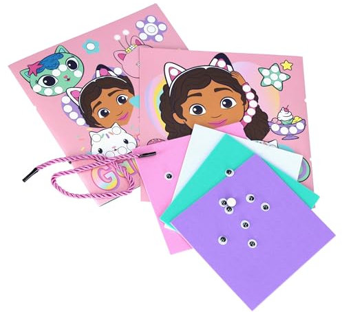 Gabby's Dollhouse Kreativset, Mosaikbuch, 600 Schaumstoffsticker