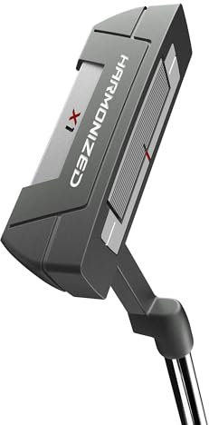 WILSON Uni – Erwachsene Harmonized Golf Putters Putter, Grau/Weiß/Rot, 34
