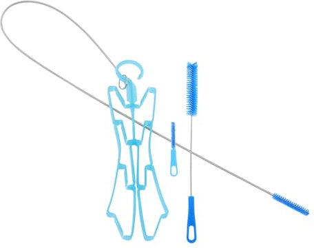 Cabilock Wasserblasen Reinigungsset 304 Reinigungsset für Hydropacks Trinkblasen und Wasserflaschen Tragbare Schlauchbürste mit Effizientem Reinigungsdesign für Outdoor Einsätze