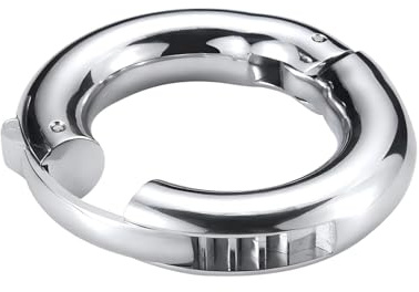 Penisringe aus Metall Penis Ring Verstellbar in 5 Verschiedenen Größen Hodenring für Lang Anhaltende Erektionen Cockringe für Männer Metal Penies Ring für Sex Spielzeug (S)