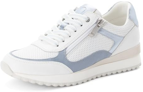 MARCO TOZZI Damen Sneaker weiches Feel Me Wechselfußbett Leder Komfortabel