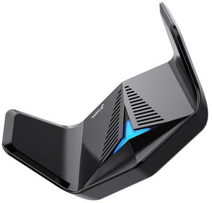 CF979AX WiFi 6 Adattatore di Rete 5374Mbps Scheda di Rete di Gioco Esterna Ricevitore Wifi Trasferimento Dati Per PC Gaming Gigabit Ethernet Gaming Router