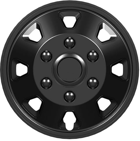 Radkappen Radzierblenden kompatibel mit Ford Triton Itah 16 Zoll Schwarz 4 Stück