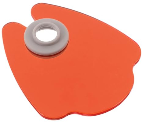 ELAYARD Abwaschbare Maniküre Aushärtungslichtschutzplatte aus Kunststoff für Nageldesign mit Multifunktionalem Design und Orangefarbenem Lichtblockierendes Zubehör für Beauty