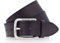 Vanzetti Damen Leder Gürtel Leder Damengürtel dunkel lila 35 mm Ledergürtel (80 cm)