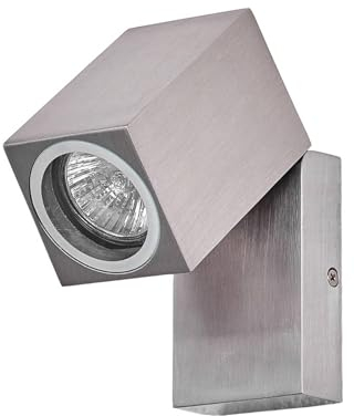 Lindby ,schwenkbar (spritzwassergeschützt (Modern) in Alu aus Aluminium (1 flammig, GU10) - Außenwandleuchten Wandlampe Led Außenlampe Outdoor für Außenwand/Hauswand Haus Terrasse & Balkon