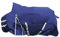 Weatherbeeta ComFiTec Essential 50g Standard Neck Lite Plus Turnout Rug 4ft3 Navy Silver Red
