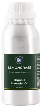 Mystic Moments | Organic Lemongrass Essential Oil | 500g | Cymbopogon flexuosus gives a fresh citrus-herb aroma for diffusers, oil blends and fragrance formulations.