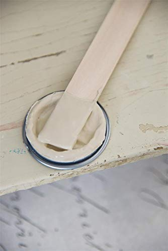 Jeanne d'Arc Living Vintage Paint Kreidefarbe 100 ml/3,4oz Chalk Kalkfarbe JDL 100% natürliche Möbelfarbe - einfache Handhabung - (Vintage Cream)