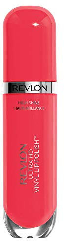 Revlon Ultra HD Vinyl Lip Polish Liquid Lipstick Power Up Bright Coral Gloss