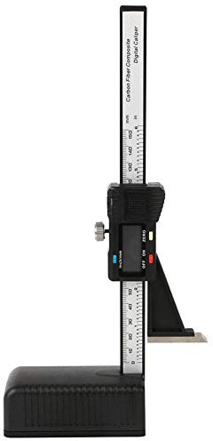 Digital Height Depth Gauge, 0-150mm/6inch Caliper Measure Electronic Measurement Tools for Woodwork Milling Cutter Table Saw Router Etc (Black)