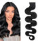 SEGO Tape Extensions Echthaar GEWELLT 16zoll/40cm 20 Stück Klebeband Haarverlängerung 100% Remy Haar 50G mit 10 PCS Ersetz-Tape Schwarz#1