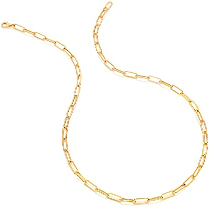 Hot Diamonds x Golden Edit Embrace Gold Plated Silver Statement Link Chain - 50cm | 18ct Gold Plated 925 Sterling Silver | Premium Gift Wrap Included