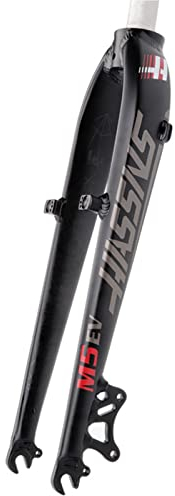 Forcella Rigida Per Mountain Bike In Lega Di Alluminio Super Leggera 26 27,5 29 Diametro Tubo Forcella Per Mountain Bike Con Freno A V A Disco Puro: 28,6 Mm B,26in