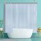 YISURE LightBlue Duschvorhang 240x200, extra breiter Duschvorhang Blau Textil wasserabweisender Anti-Schimmelvorhang für Bad und Badewanne, Breite 240 x Höhe 200cm