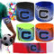 WTpin 5 Stück Verstellbare Kapitänsbinde, Kapitänsbinde Fussball Herren, Lastische Kapitänsbinde, Verstellbare Kapitänsbinde, FußBall C Standard Gummizug Armband Für Kinder, Für Erwachsene(5 Farben)
