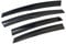 K - KONNEKT Wind Deflector Set for TOYOTA Prius Plus | Front & Rear | 2012-2020 | Mugen