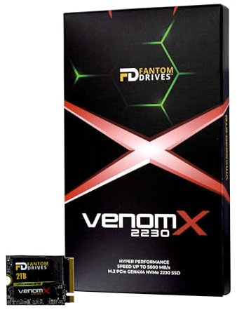 Fantom Drives VENOMX VMX2230-2TB 2 TB Solid State Drive - M.2 2230 Internal - PCI Express NVMe (PCI Express NVMe 4.0 x4)
